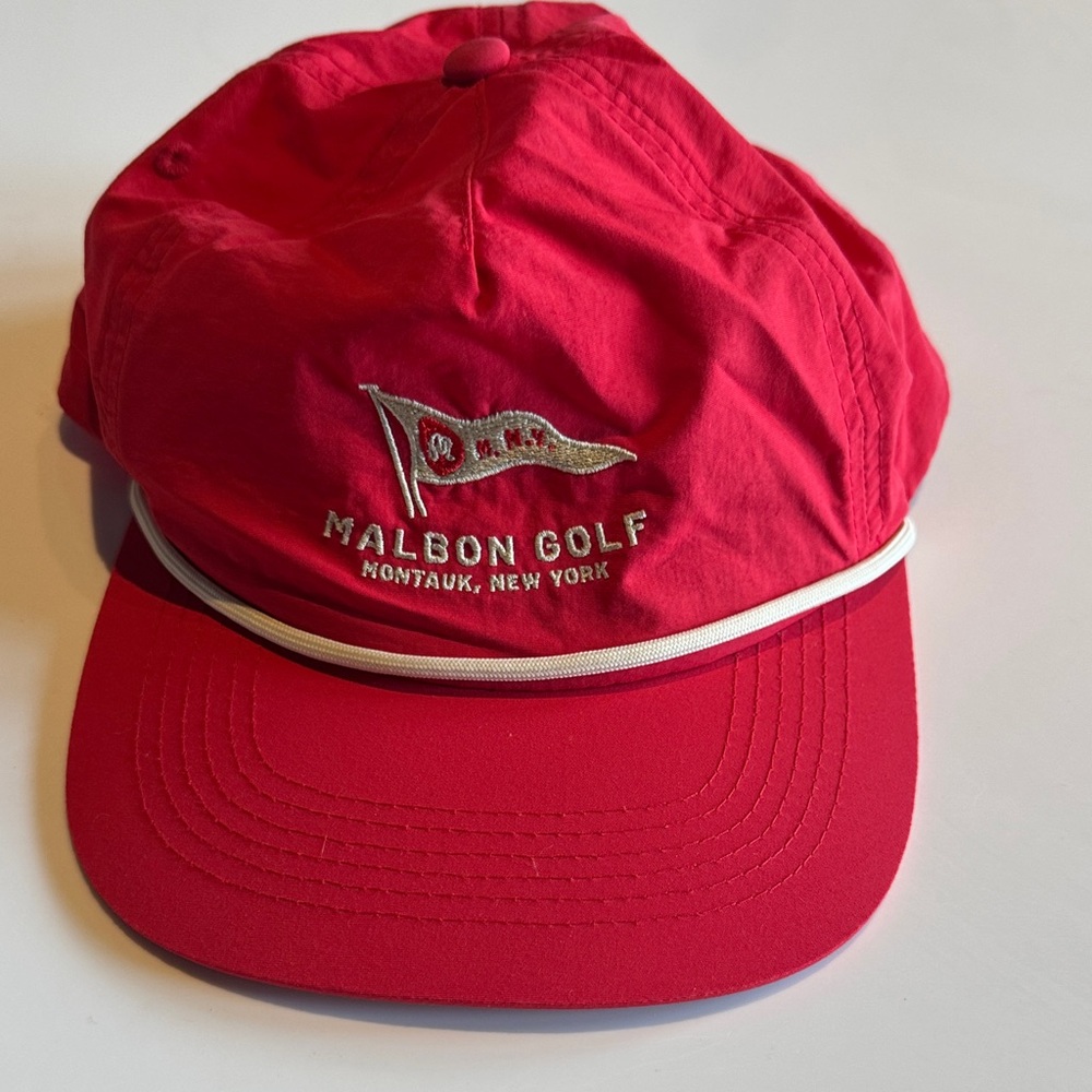 Malbon Golf Red Cap